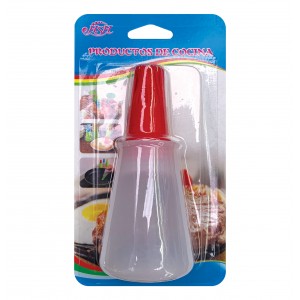 Πινέλο σιλικόνης με δοχείο σε διάφορα χρώματα