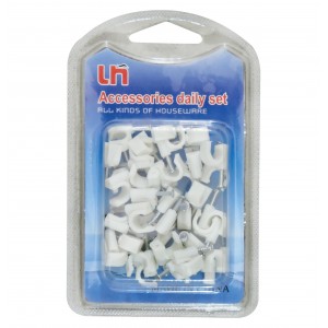 Σετ 35 στερεωτικά καρφιά καλωδίων (ρόκα) 8mm