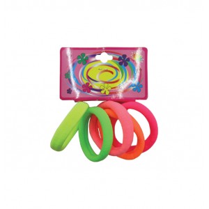 Σετ 5 χρωματιστά λαστιχάκια μαλλιών