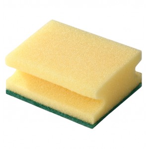 Σετ 2 σφουγγάρια κουζίνας με κανάλι